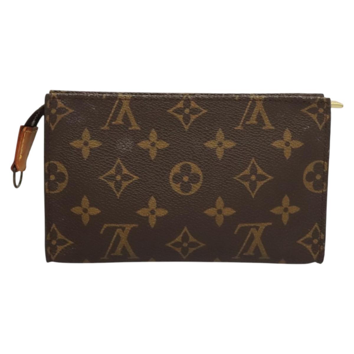 LOUIS VUITTON Monogram Bucket PM Accessory Pouch LV Auth 117344