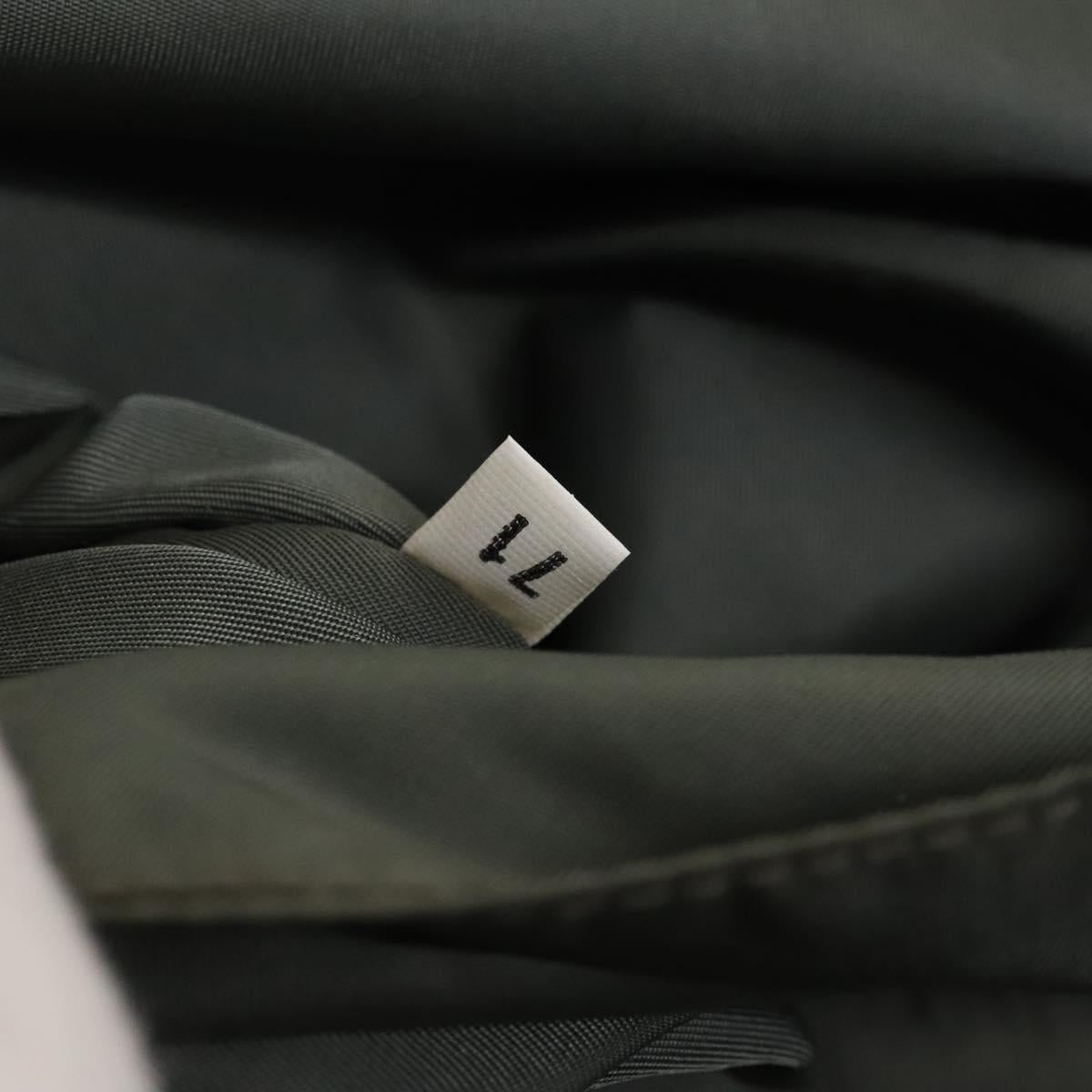 PRADA Sports Boston Bag Nylon Black Silver Auth 117366