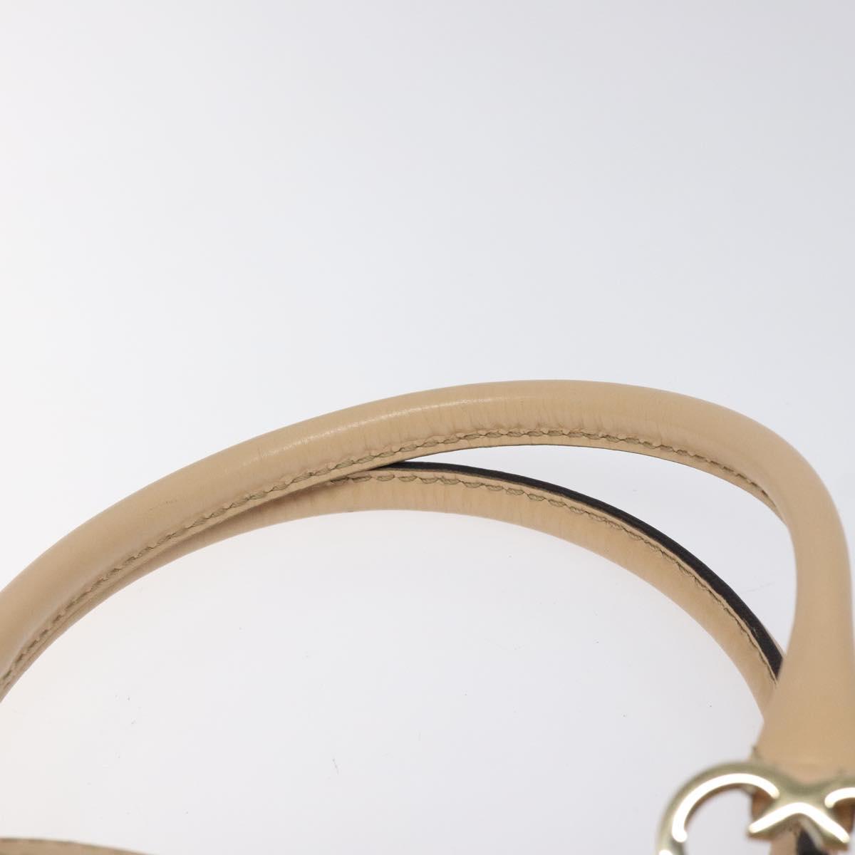 GUCCI GG Canvas Lovely Tote Bag Pink Gold 257069 Auth 117391