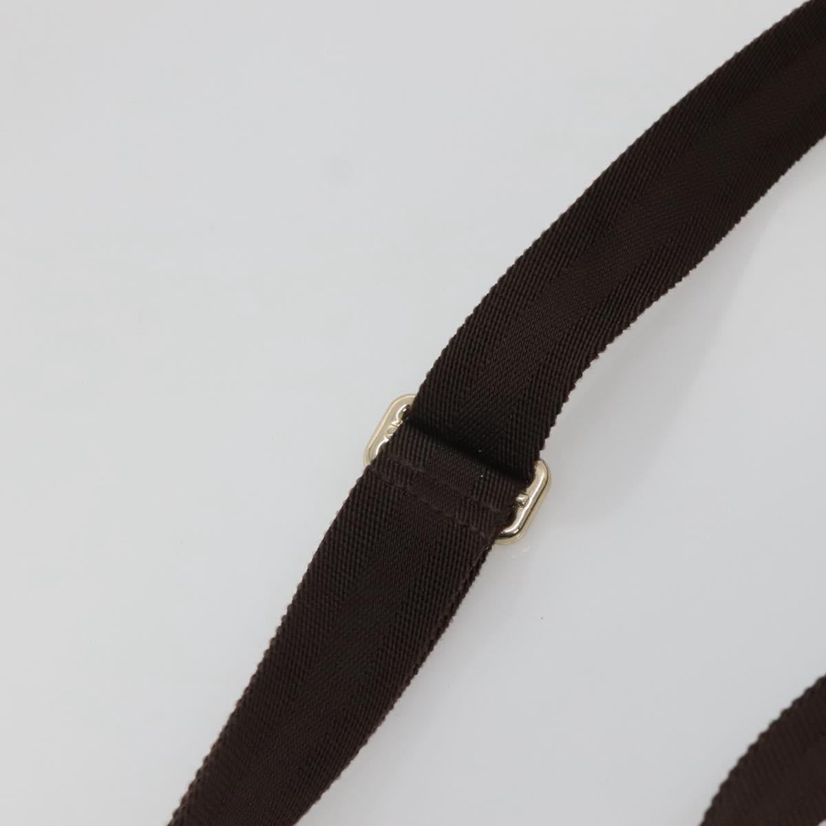 GUCCI GG Supreme Shoulder Bag PVC Leather Beige 223666 Auth 117420