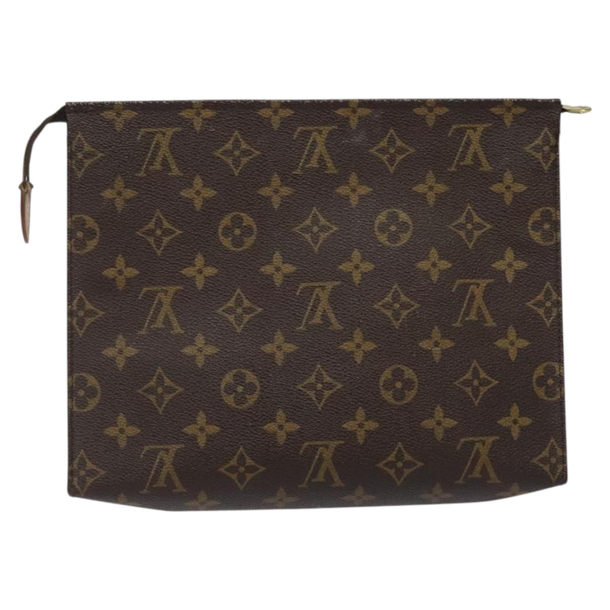 LOUIS VUITTON Monogram Posh Toilette 26 Pouch M47542 LV Auth 117465
