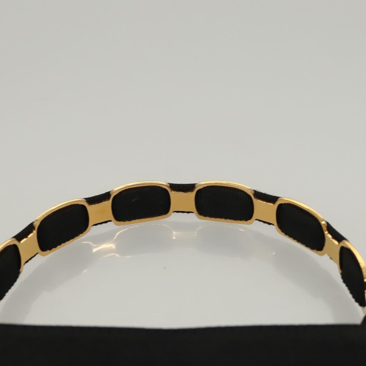 Salvatore Ferragamo Vala Hand Bag Canvas Black Auth 117491