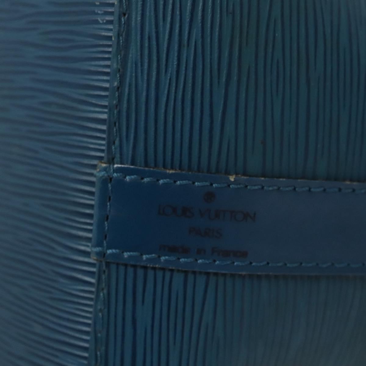 LOUIS VUITTON Epi Petit Noe Shoulder Bag Blue M44105 LV Auth 117506