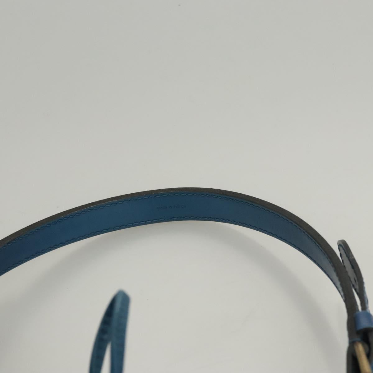 LOUIS VUITTON Epi Petit Noe Shoulder Bag Blue M44105 LV Auth 117506