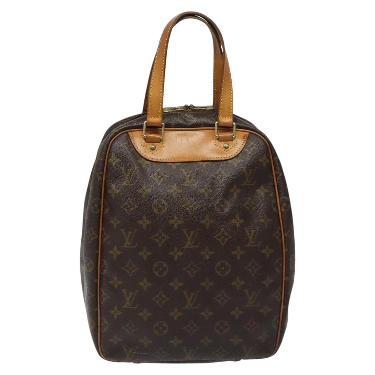 LOUIS VUITTON Monogram Excursion Hand Bag M41450 LV Auth 117644