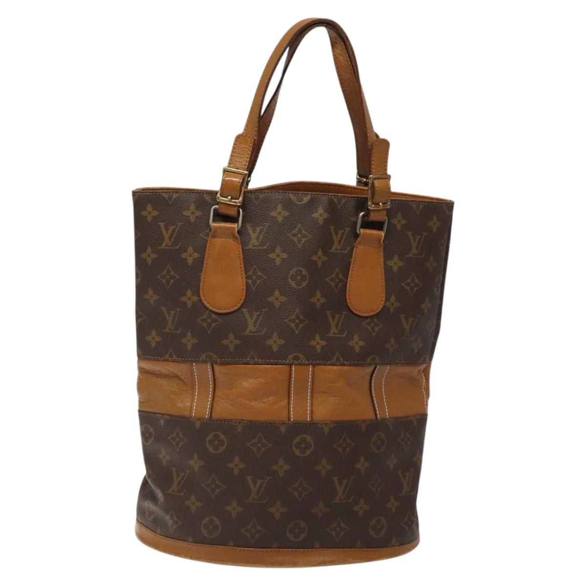 LOUIS VUITTON Monogram Bucket GM Shoulder Bag USA limited T42236 LV Auth 117645