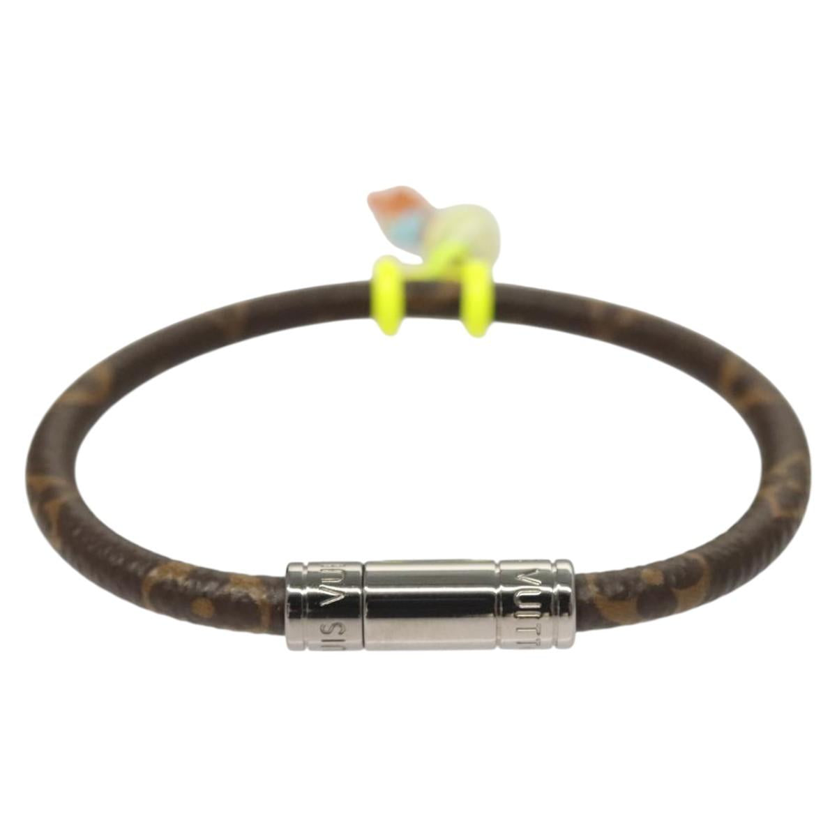 LOUIS VUITTON Monogram Bracelet Hangit Mascot Bracelet MP286E LV Auth 117680AM
