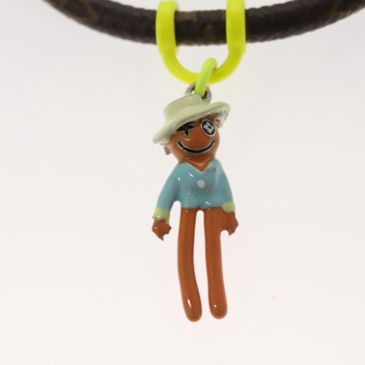 LOUIS VUITTON Monogram Bracelet Hangit Mascot Bracelet MP286E LV Auth 117680AM