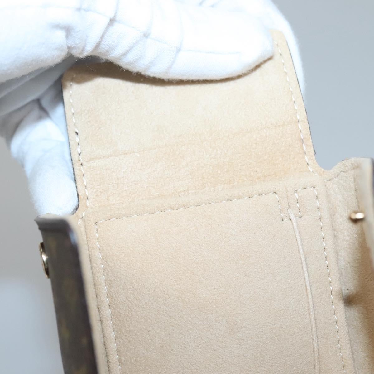 LOUIS VUITTON Monogram Jewelry Case Jewelry Box LV Auth 117703