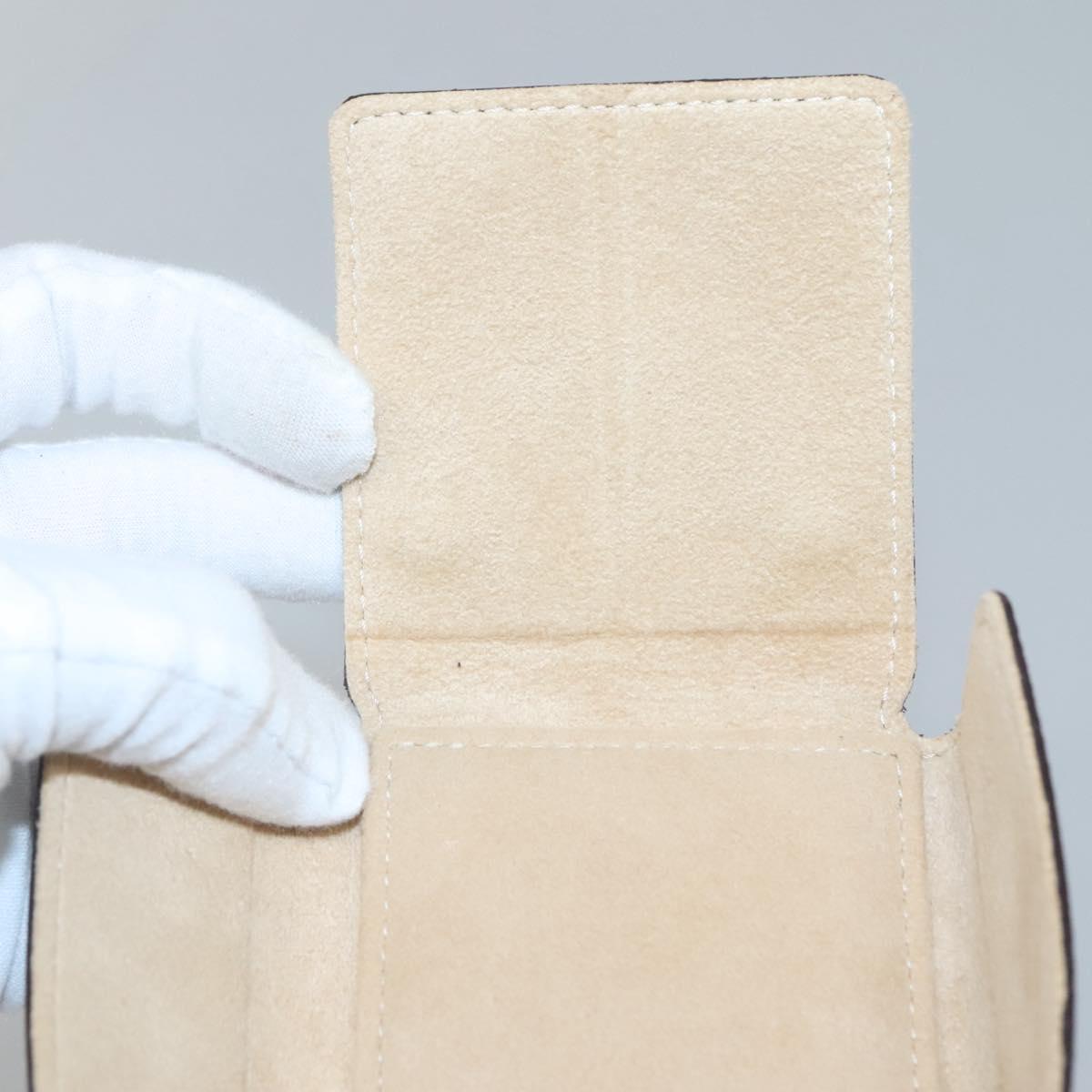 LOUIS VUITTON Monogram Jewelry Case Jewelry Box LV Auth 117703