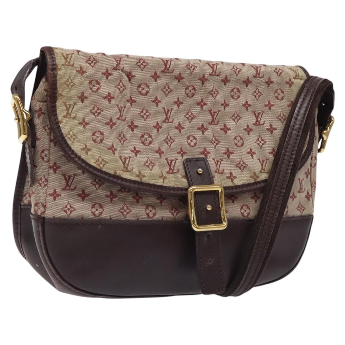 LOUIS VUITTON Monogram Mini Belanger Shoulder Bag Red M92671 LV Auth 117762