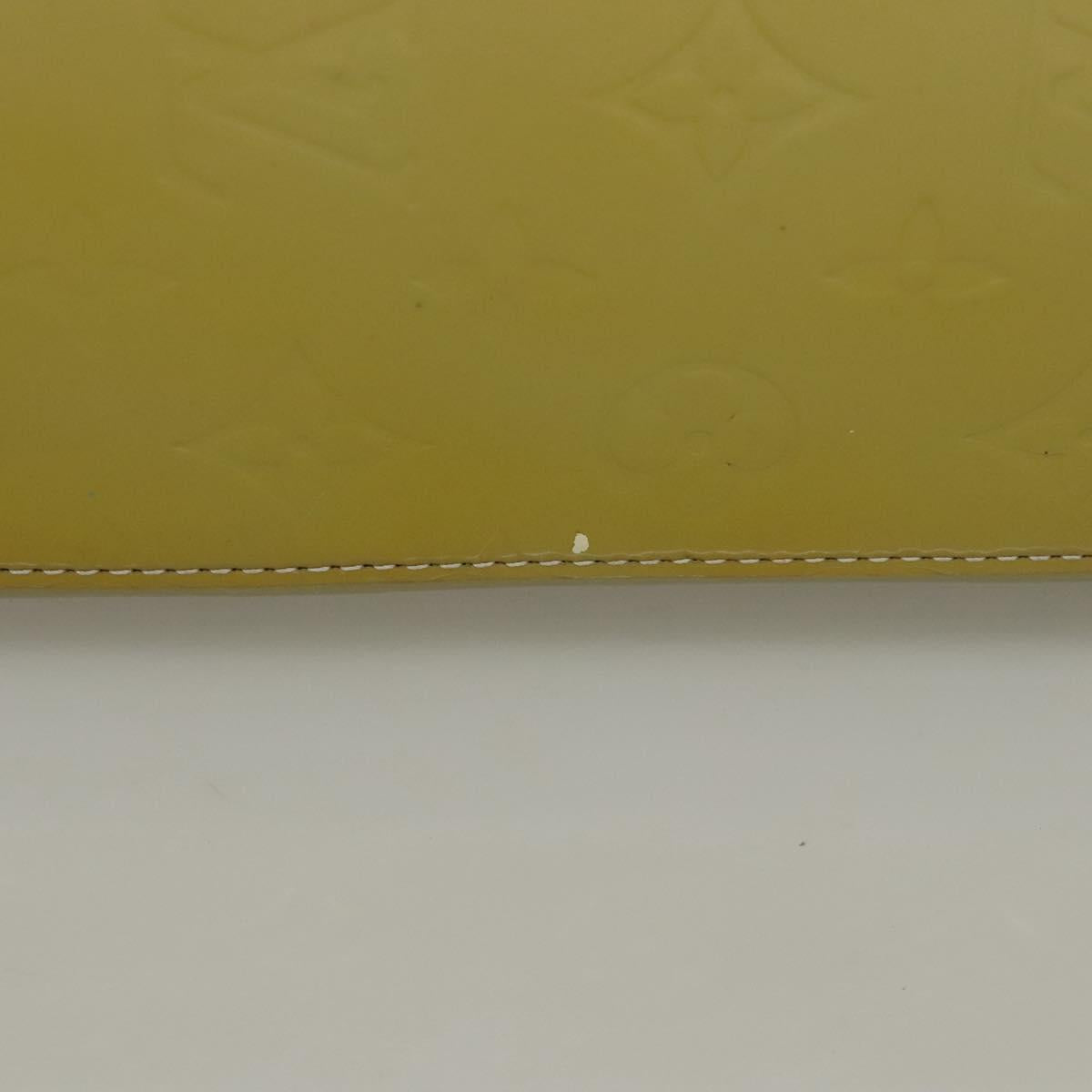 LOUIS VUITTON Monogram Vernis Reade MM Hand Bag Gris M91142 LV Auth 117778