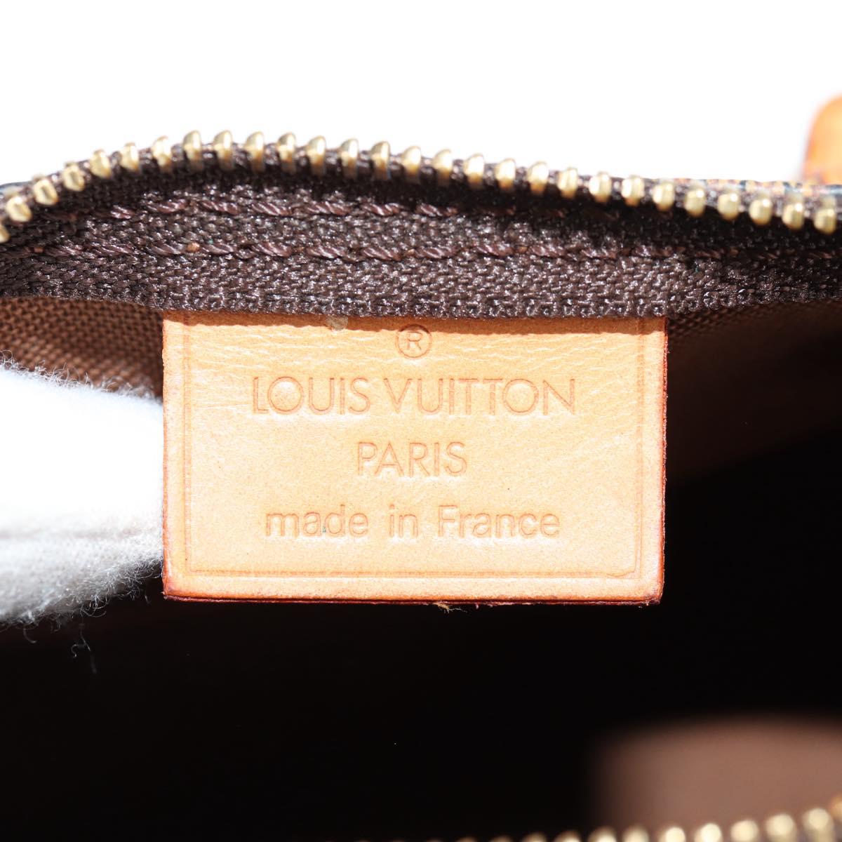 LOUIS VUITTON Damier Ebene Mini Speedy Hand Bag SPO N41536 LV Auth 117814SM