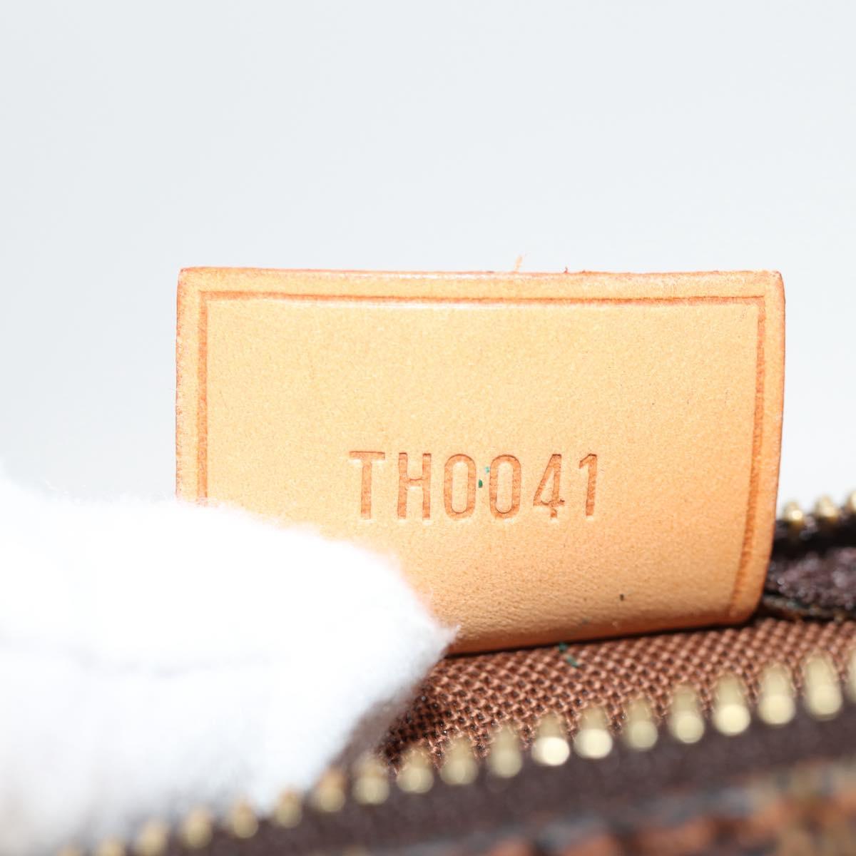 LOUIS VUITTON Damier Ebene Mini Speedy Hand Bag SPO N41536 LV Auth 117814SM