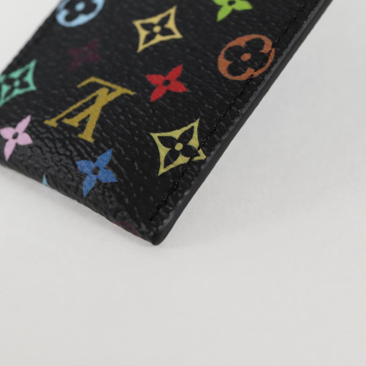 LOUIS VUITTON Monogram Multicolor LVxTM Pen Pouch Black GI1312 LV Auth 117816SM