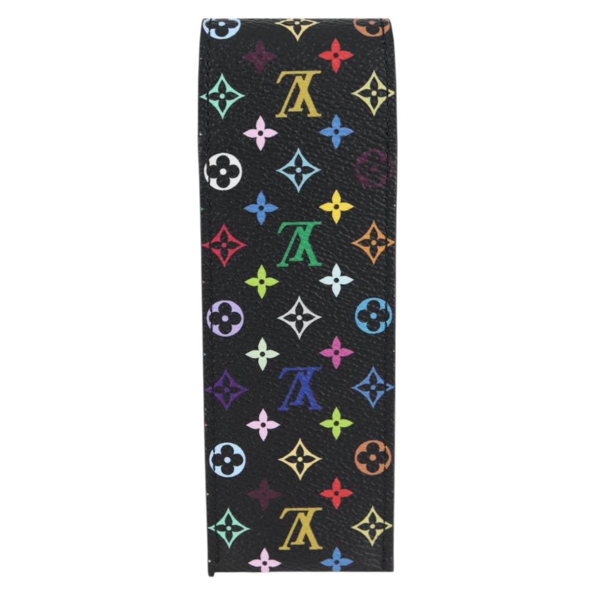 LOUIS VUITTON Monogram Multicolor LVxTM Pen Pouch Black GI1312 LV Auth 117816SM