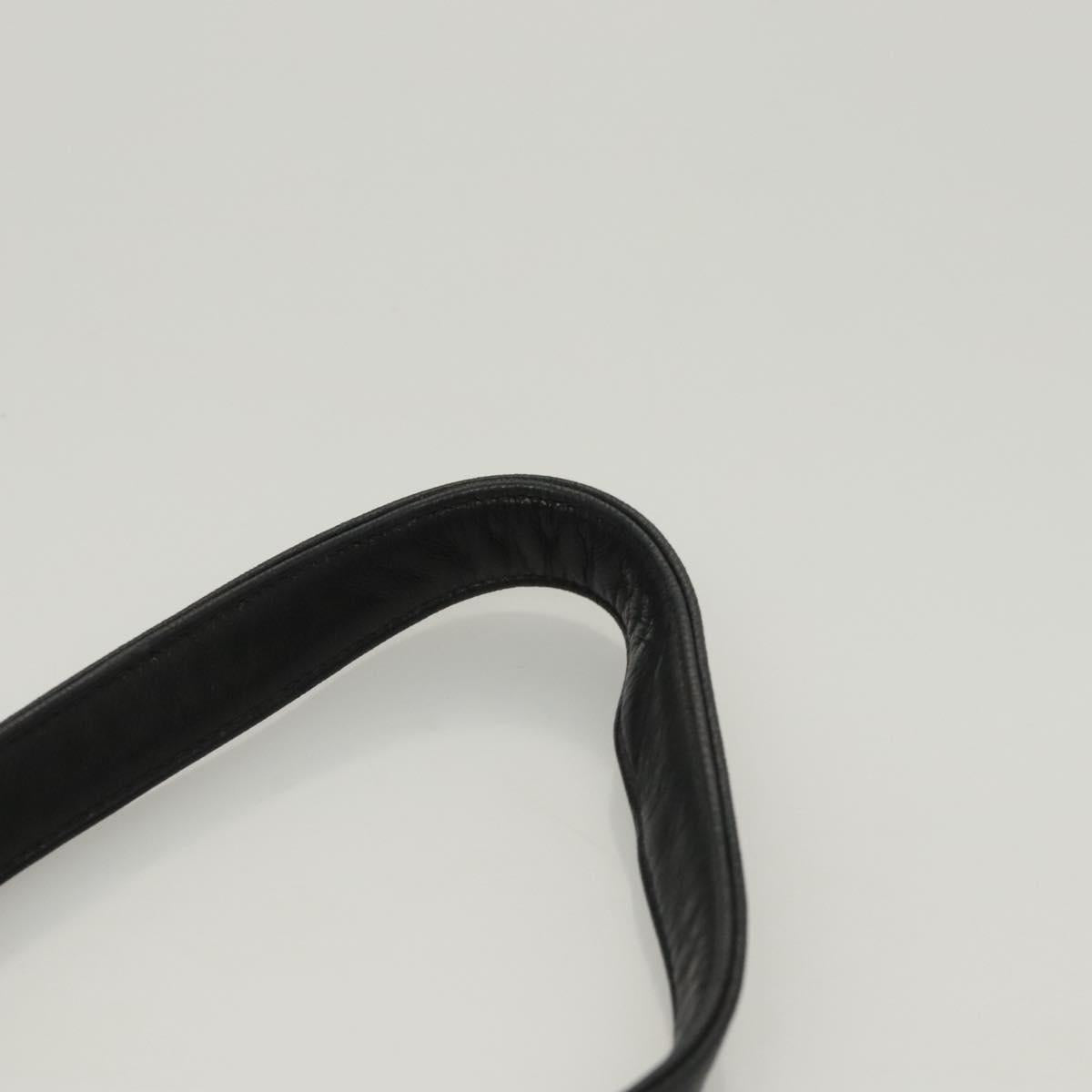 CHANEL Hand Bag Lamb Skin Beige CC Auth 117841