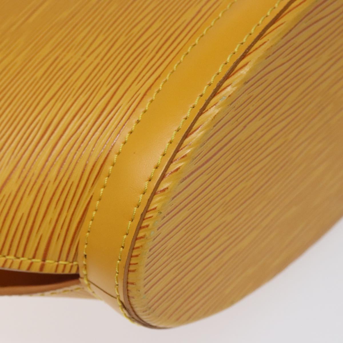 LOUIS VUITTON Epi Saint Jacques Poignees Long Bag Yellow M52339 LV Auth 117865