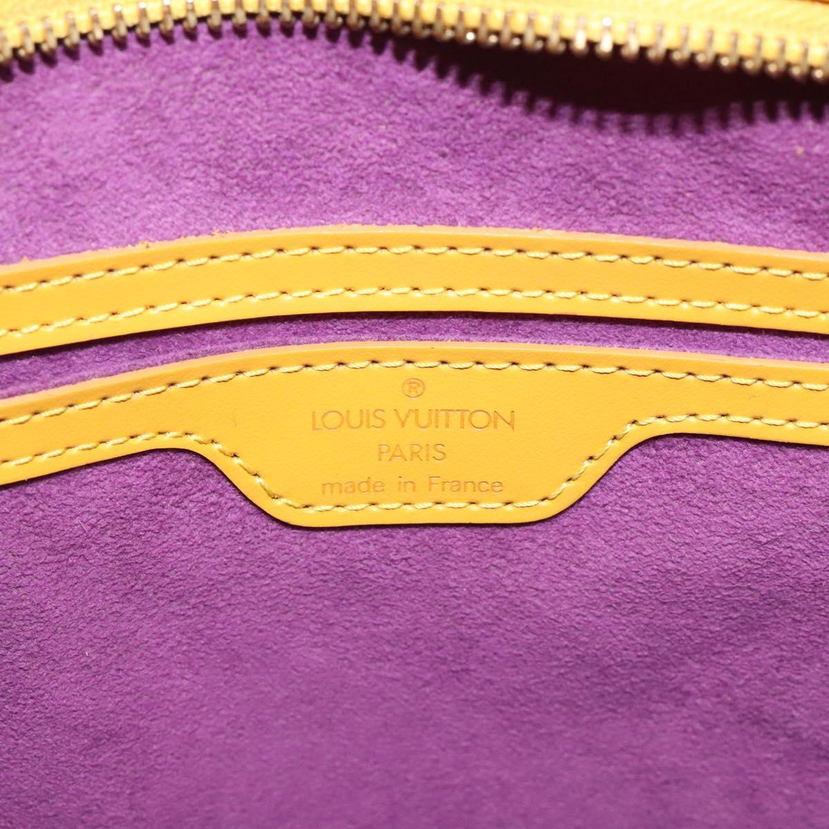 LOUIS VUITTON Epi Saint Jacques Poignees Long Bag Yellow M52339 LV Auth 117865