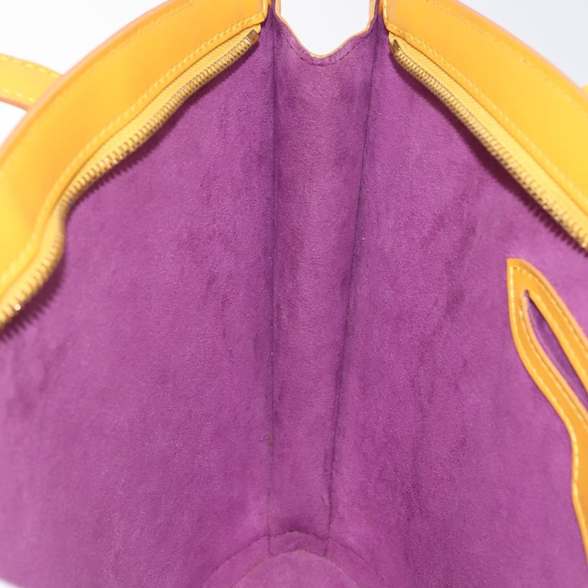 LOUIS VUITTON Epi Saint Jacques Poignees Long Bag Yellow M52339 LV Auth 117865