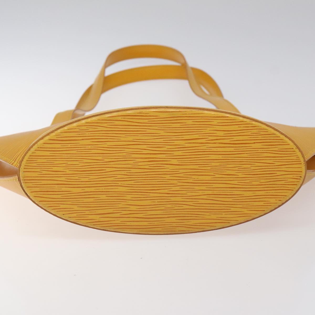 LOUIS VUITTON Epi Saint Jacques Poignees Long Bag Yellow M52339 LV Auth 117865