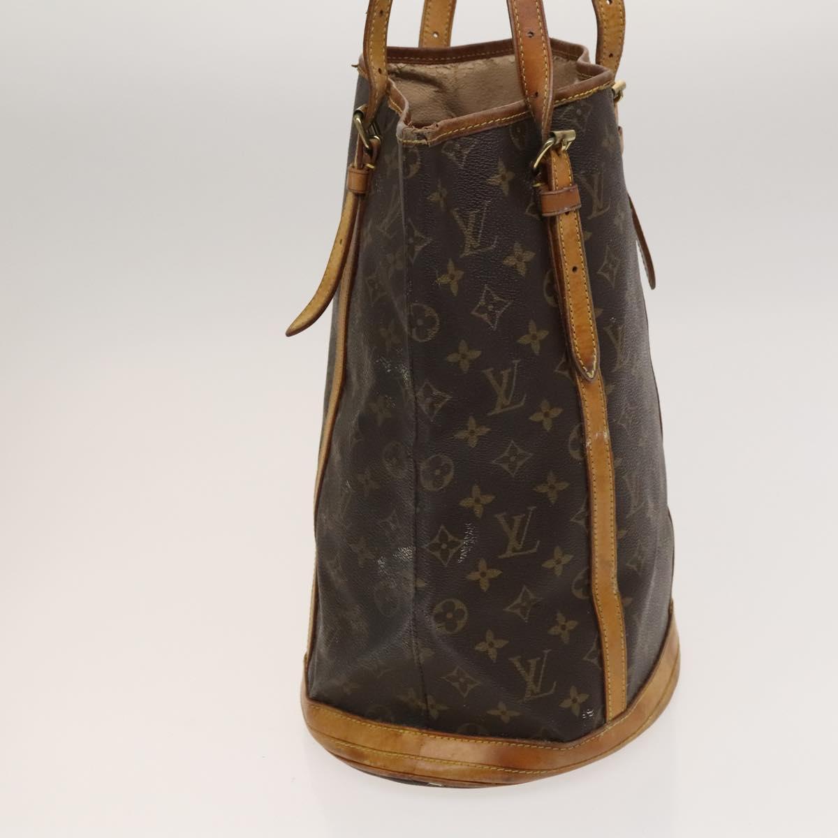 LOUIS VUITTON Monogram Bucket GM Shoulder Bag M42236 LV Auth 117873