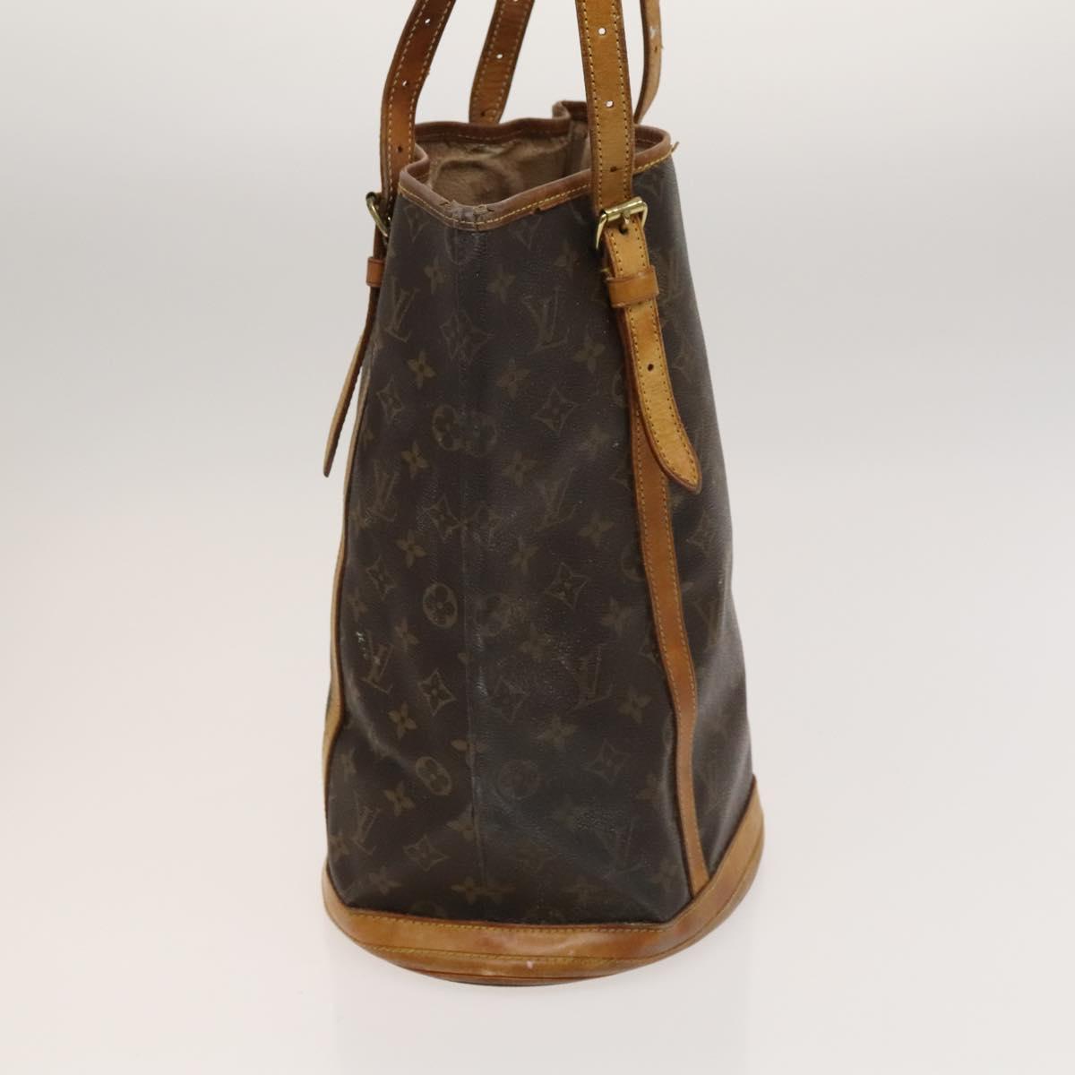 LOUIS VUITTON Monogram Bucket GM Shoulder Bag M42236 LV Auth 117873