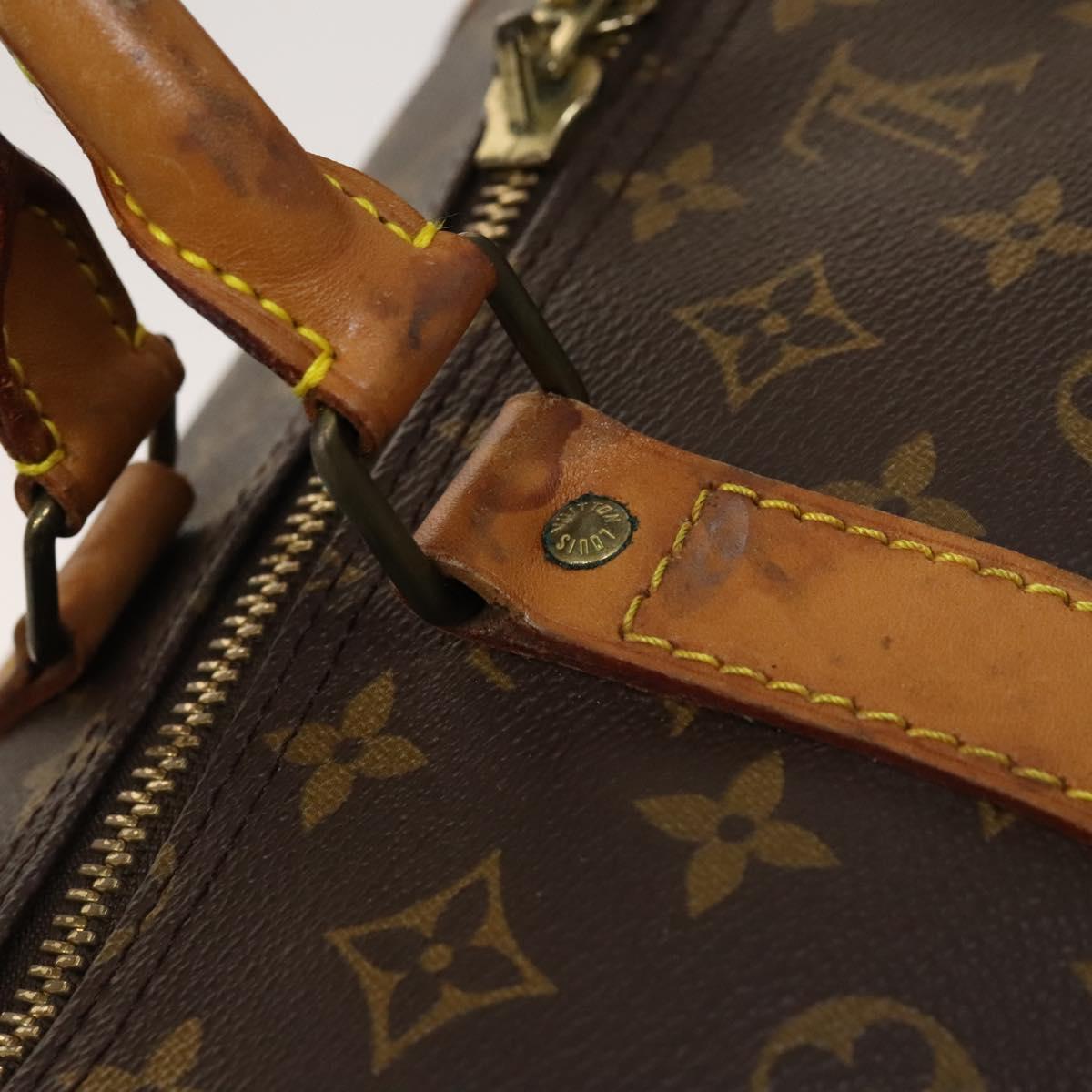 LOUIS VUITTON Monogram Keepall 60 Boston Bag M41422 LV Auth 117911