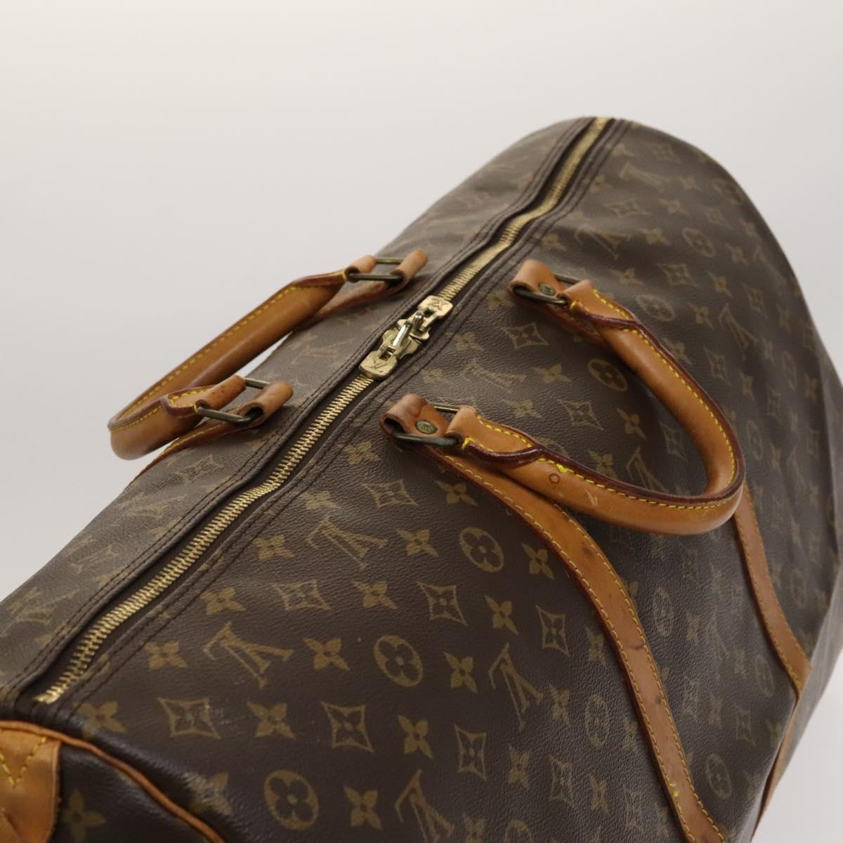 LOUIS VUITTON Monogram Keepall 60 Boston Bag M41422 LV Auth 117911