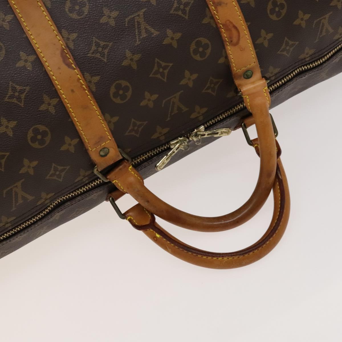 LOUIS VUITTON Monogram Keepall 60 Boston Bag M41422 LV Auth 117911