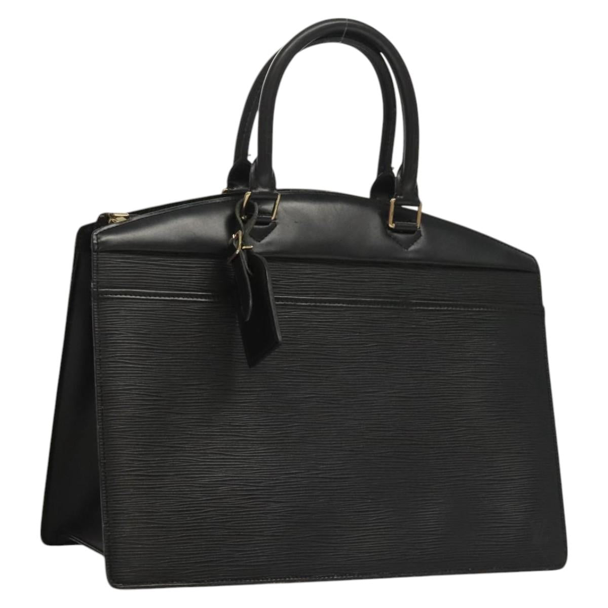 LOUIS VUITTON Epi Riviera Hand Bag Noir Black M48182 LV Auth 117949