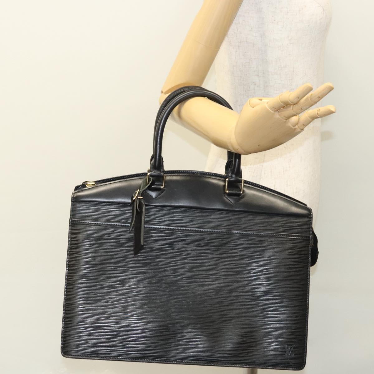 LOUIS VUITTON Epi Riviera Hand Bag Noir Black M48182 LV Auth 117949