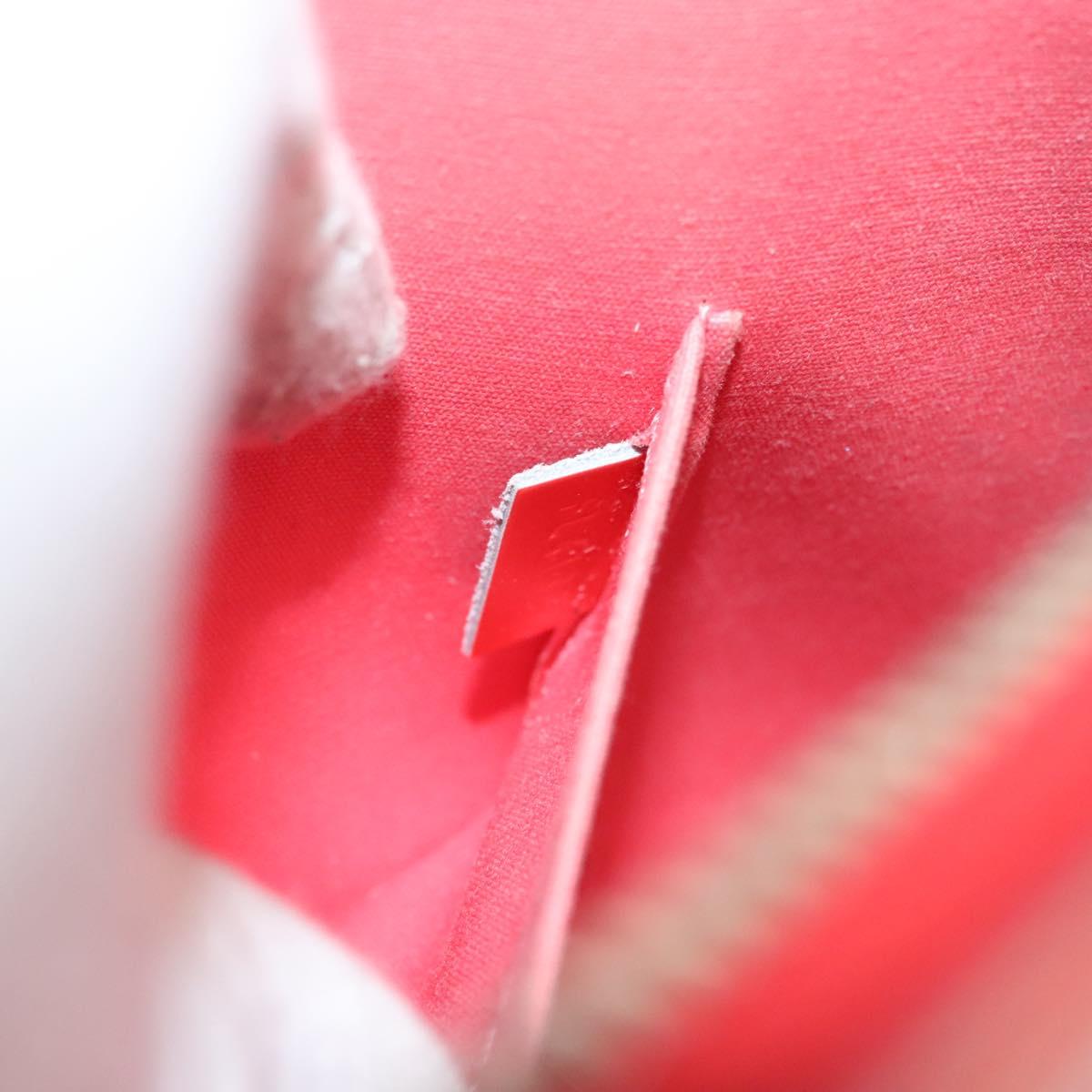 LOUIS VUITTON Vernis Rayure Alma BB Hand Bag 2way Rose rich LV Auth 117988