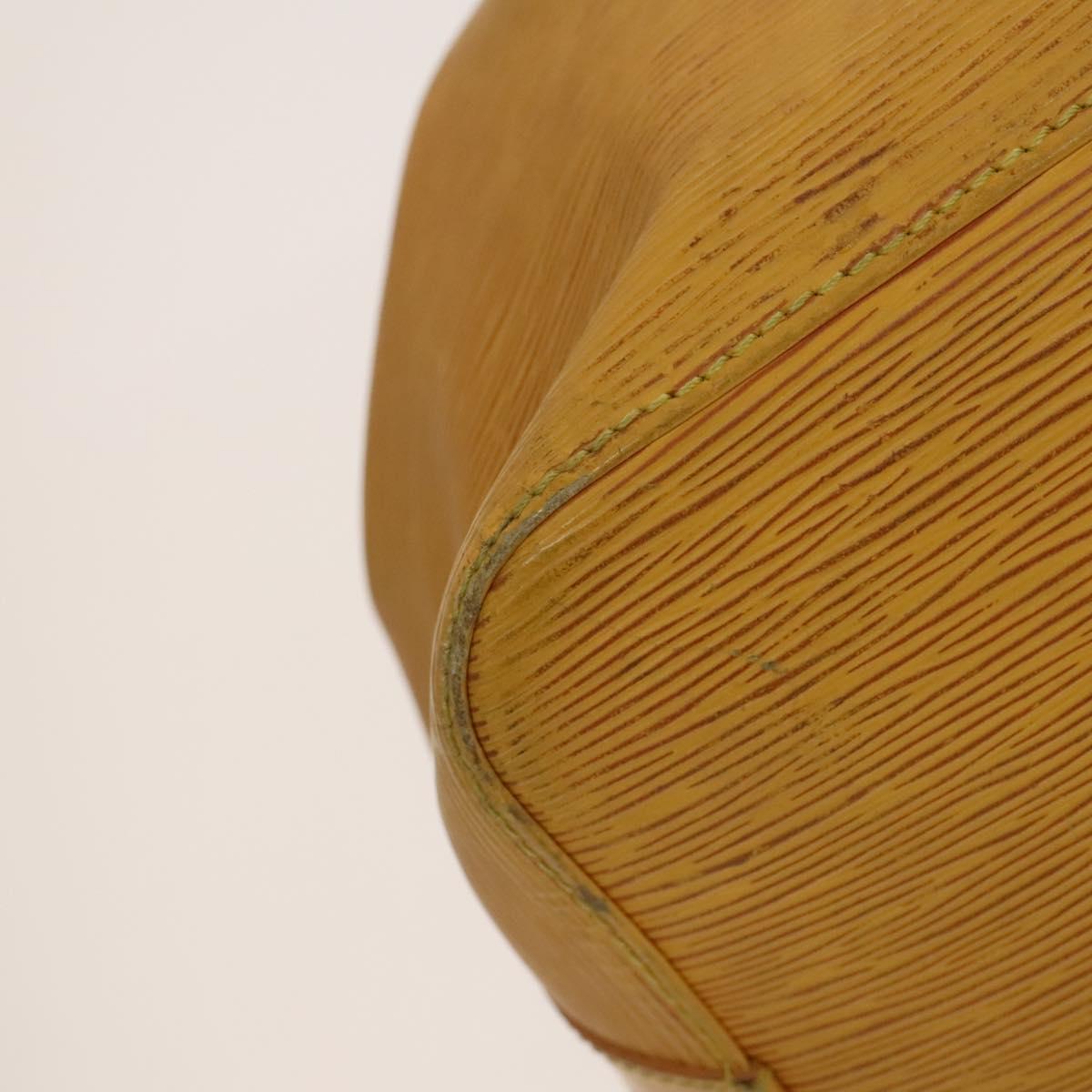 LOUIS VUITTON Epi Petit Noe Shoulder Bag Yellow M44109 LV Auth 118036