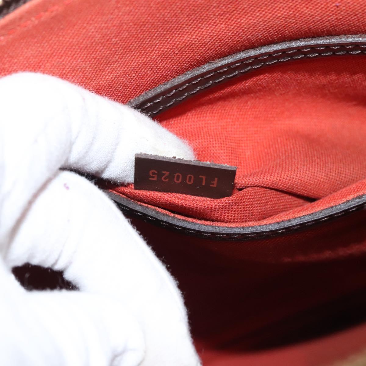 LOUIS VUITTON Damier Ebene Alma Hand Bag N51131 LV Auth 118055