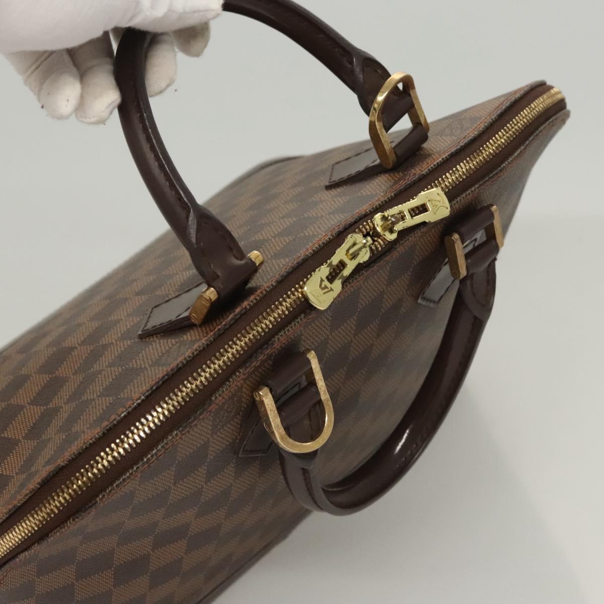 LOUIS VUITTON Damier Ebene Alma Hand Bag N51131 LV Auth 118055