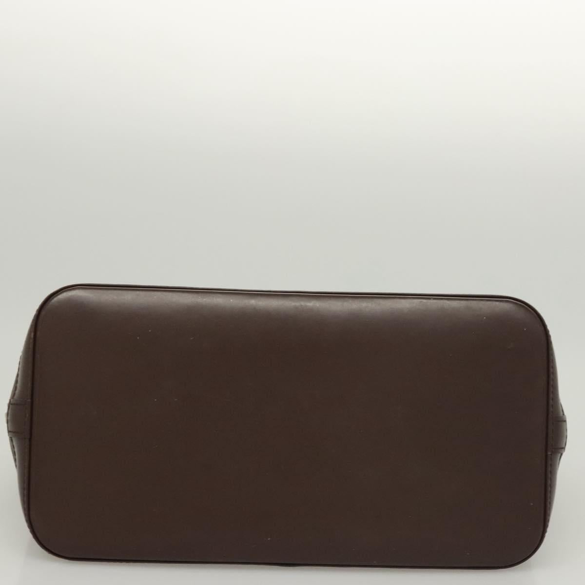 LOUIS VUITTON Damier Ebene Alma Hand Bag N51131 LV Auth 118055