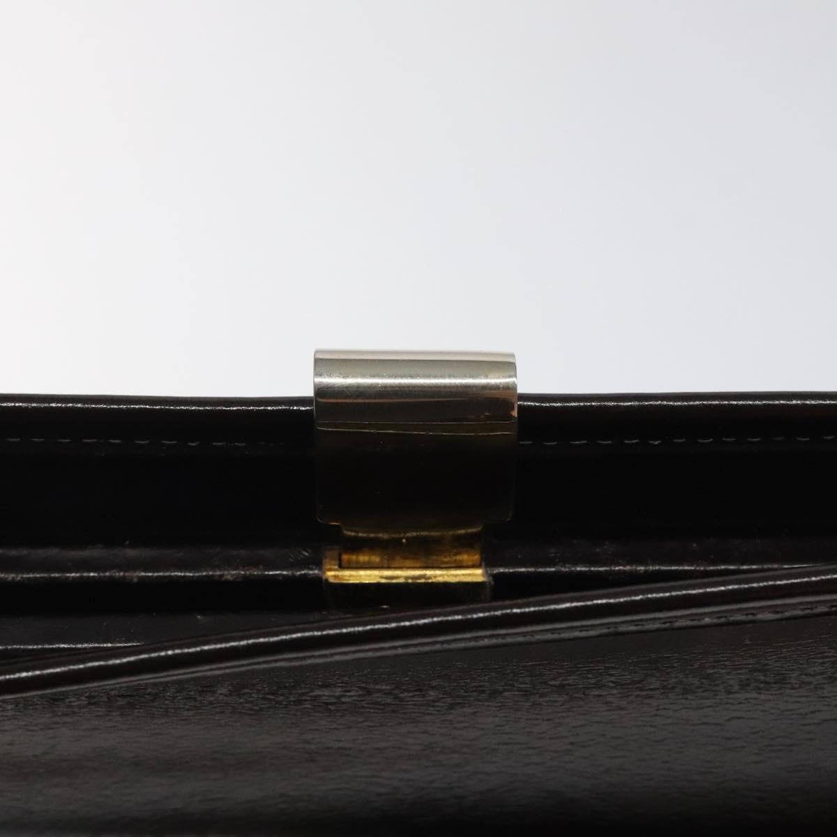 Christian Dior Trotter Canvas Shoulder Bag Brown Gold Auth 118076