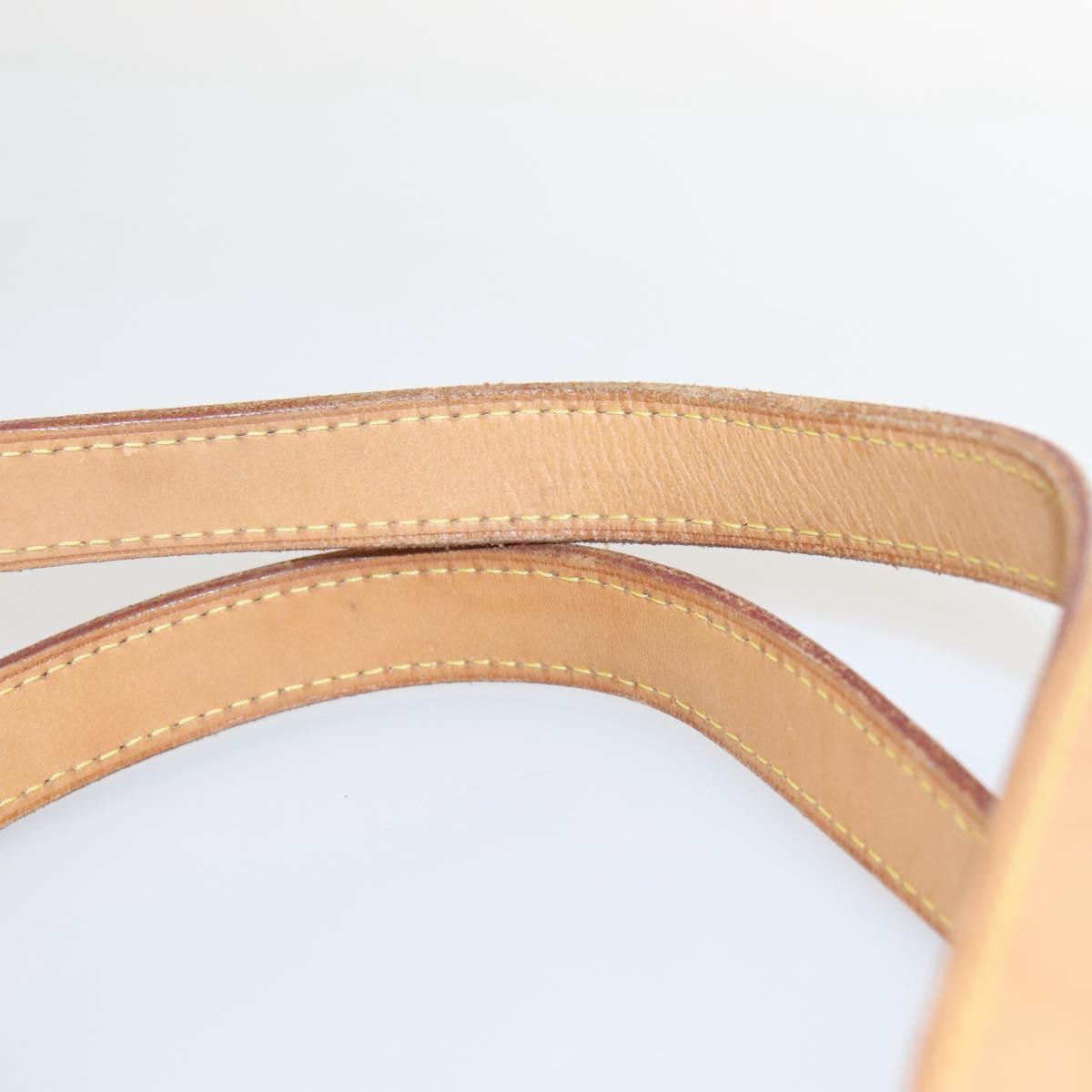 LOUIS VUITTON Monogram Vernis Houston Hand Bag Beige M91004 LV Auth 118102