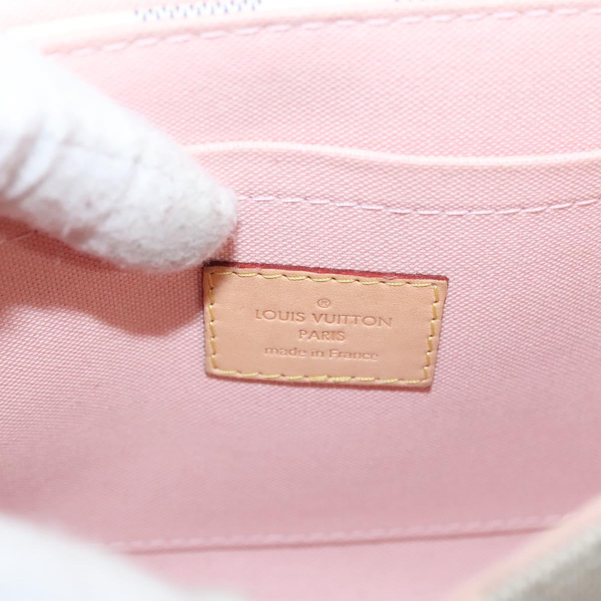 LOUIS VUITTON Damier Azur Croisette Hand Bag 2way N41581 LV Auth 118150