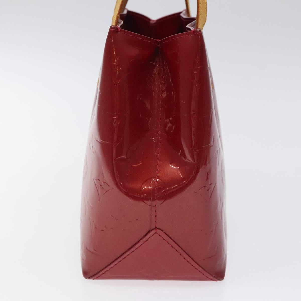 LOUIS VUITTON Monogram Vernis Reade PM Hand Bag Pomme D'amour M91990 Auth 118174
