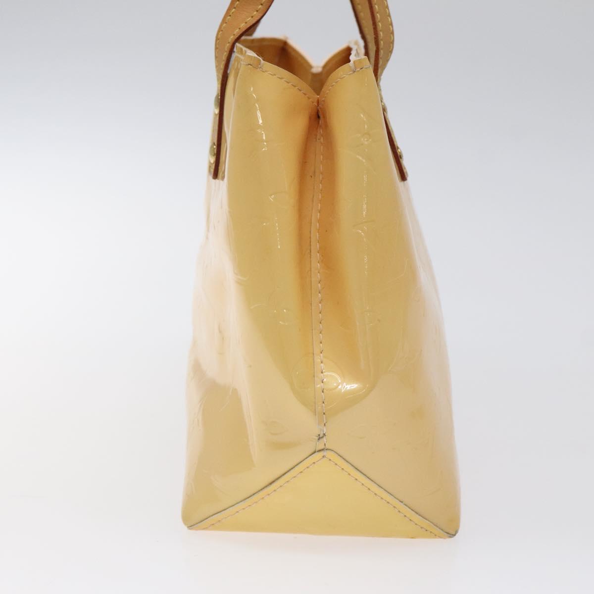 LOUIS VUITTON Monogram Vernis Reade PM Bag Marshmallow Pink M91306 Auth 118186