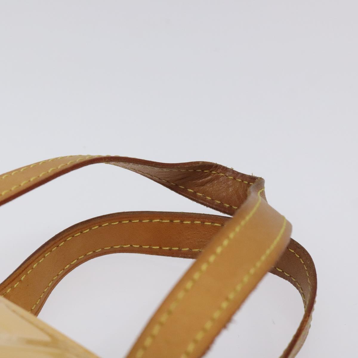 LOUIS VUITTON Monogram Vernis Reade PM Bag Marshmallow Pink M91306 Auth 118186