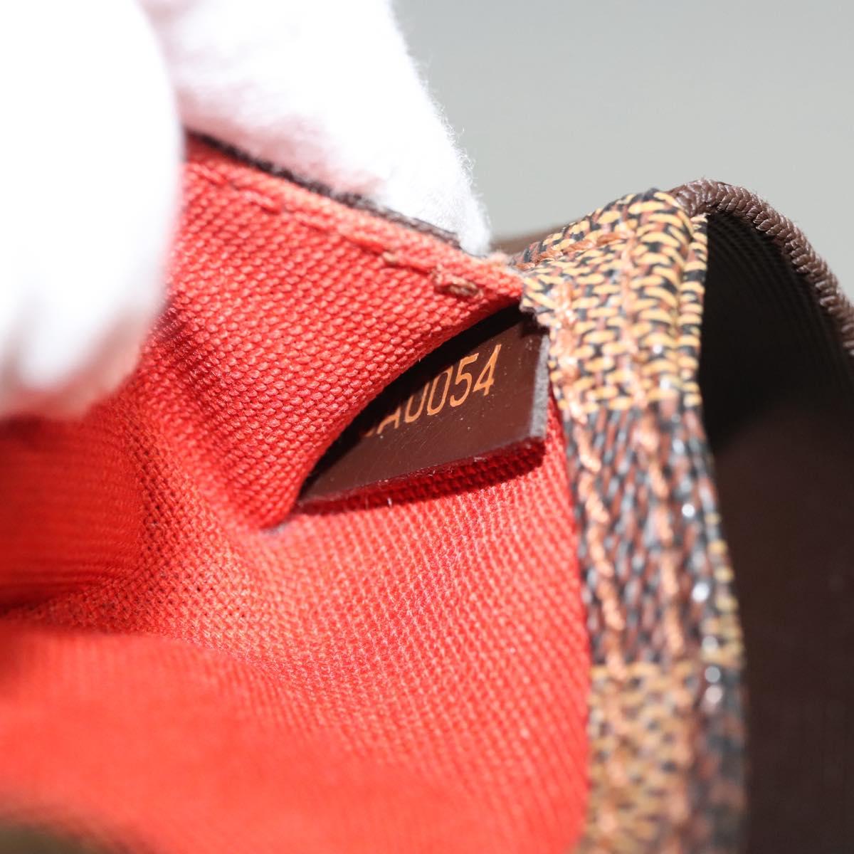 LOUIS VUITTON Damier Ebene Geronimos Shoulder Bag N51994 LV Auth 118197