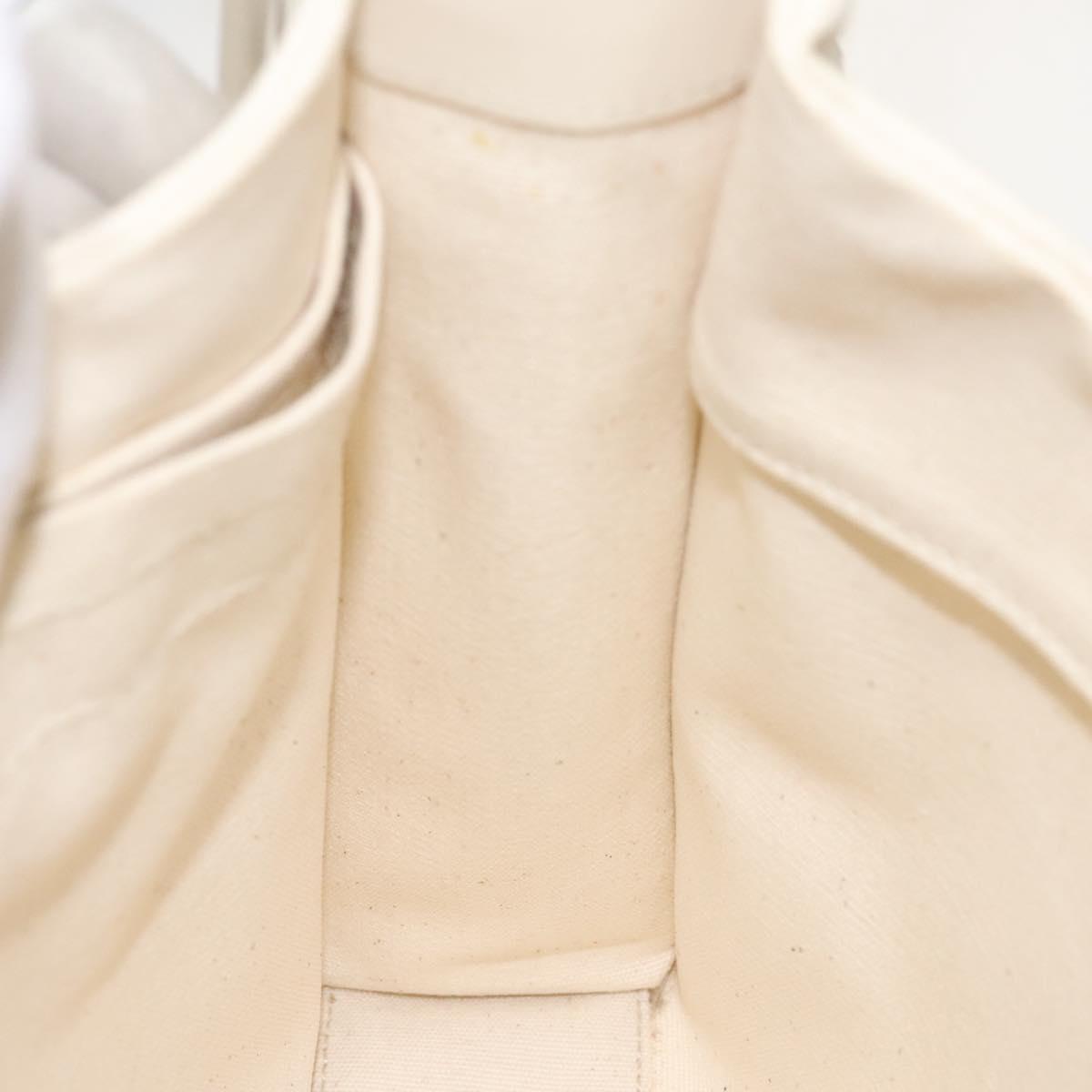 Salvatore Ferragamo Shoulder Bag Vinyl Clear Beige Auth 118213