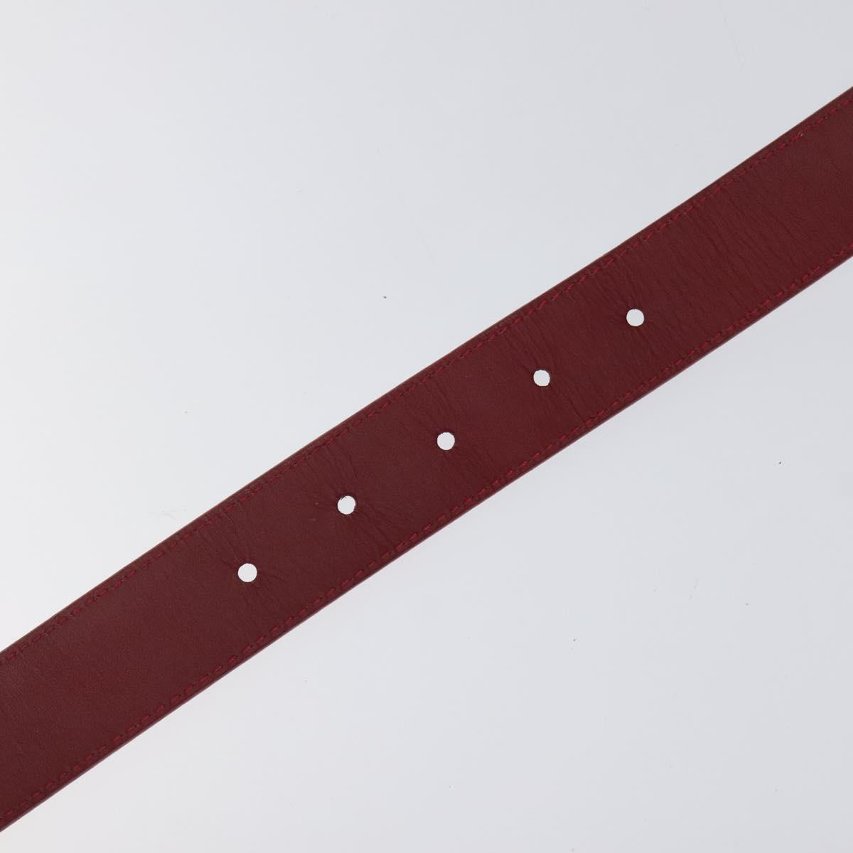 LOUIS VUITTON Multicolor Ceinture Care Belt 37.8"" White M9682 LV Auth 118241