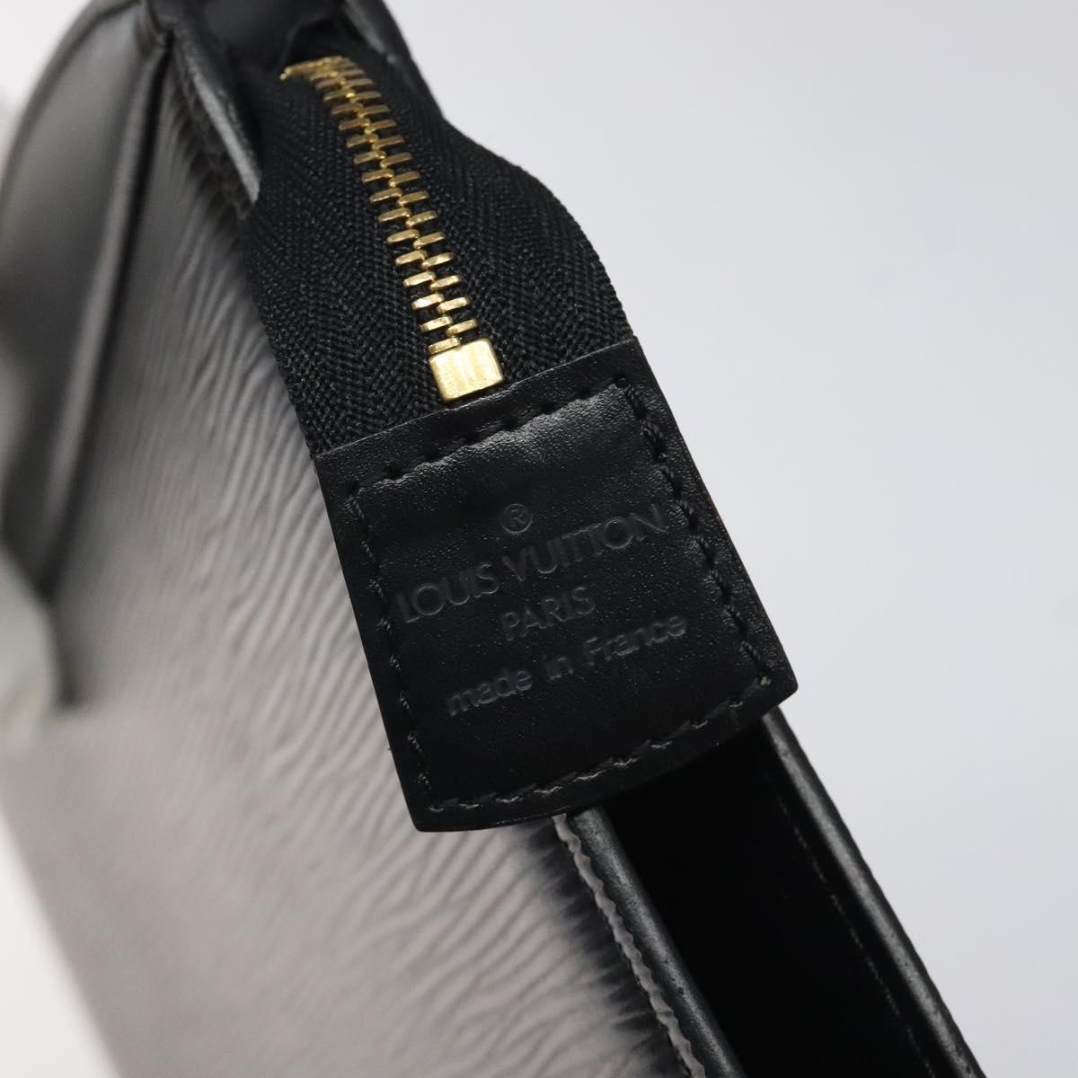 LOUIS VUITTON Epi Trousse Crete Pouch Black M48402 LV Auth 118247
