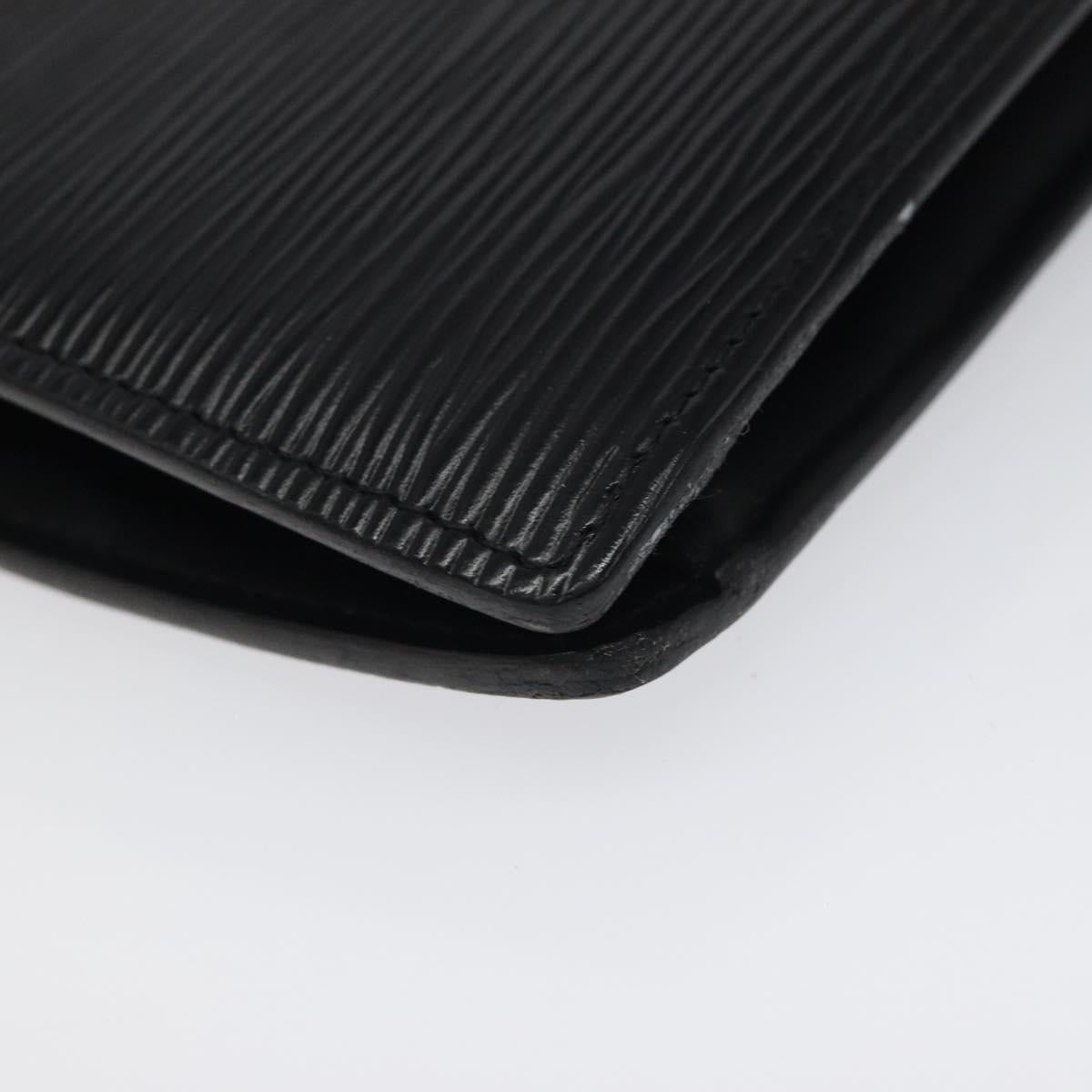 LOUIS VUITTON Epi Trousse Crete Pouch Black M48402 LV Auth 118247