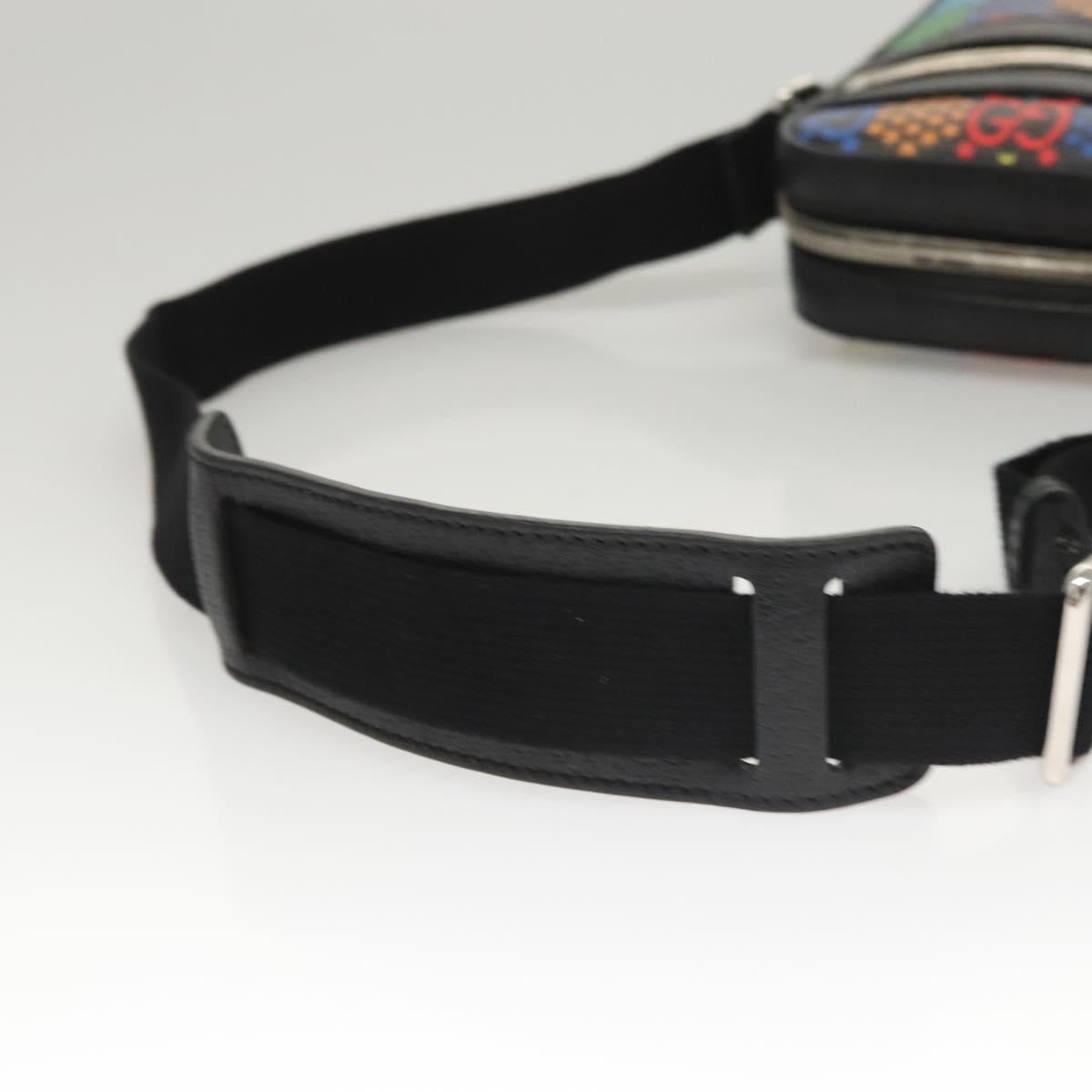 GUCCI GG Psychedelic Shoulder Bag Multicolor Silver 598103 Auth 118263