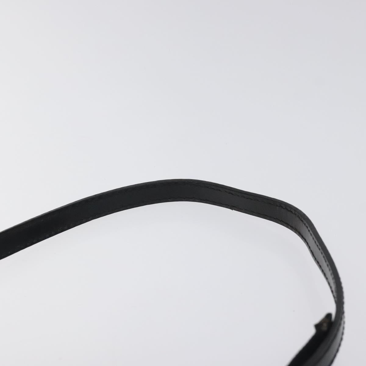 BURBERRY Nova Check Accessory Pouch PVC Beige Silver Auth 118331